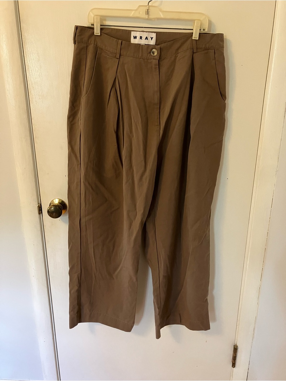 Wray NYC Brown Oversized Trousers